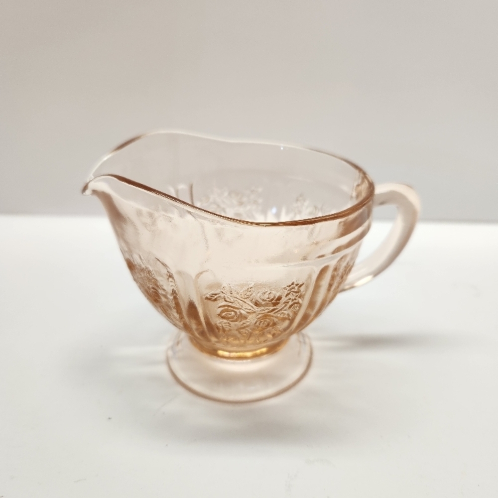 Vintage Pink Depression Glass Creamer Dish